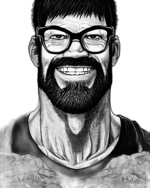 face, comic book art, cartoon, pencil sketch, photorealistic, highly, detailed, ink transparent PNG cut-out