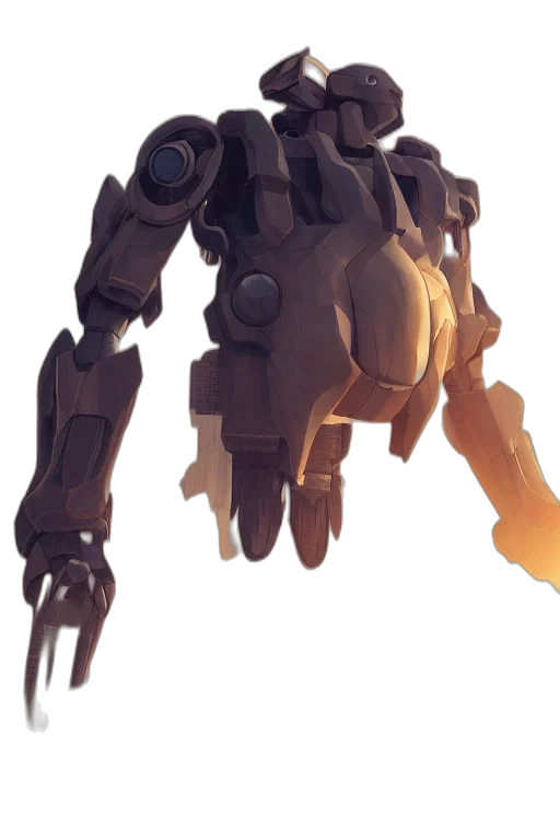 robot, creature, weapon, animal, concept art, 3d render, cyberpunk, fantasy art transparent PNG cut-out