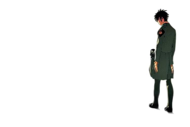 staff, jacket, weapon, concept art transparent PNG cut-out