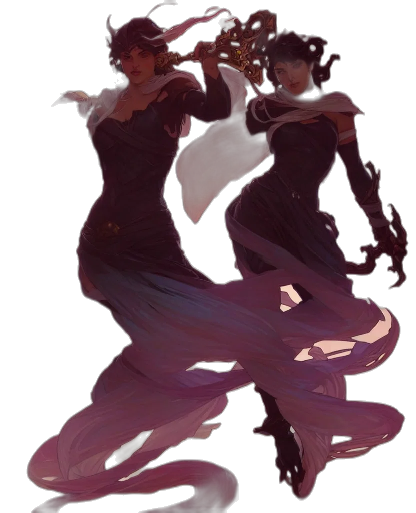 staff, dress, concept art, fantasy art transparent PNG cut-out