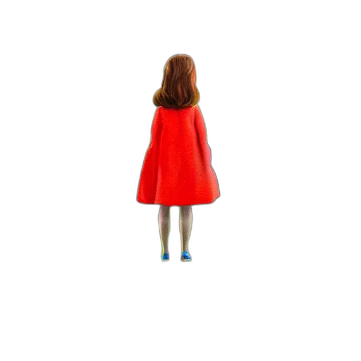 dress, jacket, robot, hair transparent PNG cut-out
