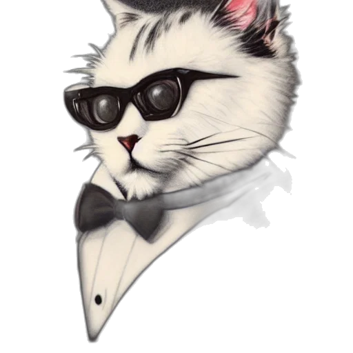 animal, staff, cartoon, photorealistic, concept art, watercolor, polaroid, aesthetic transparent PNG cut-out