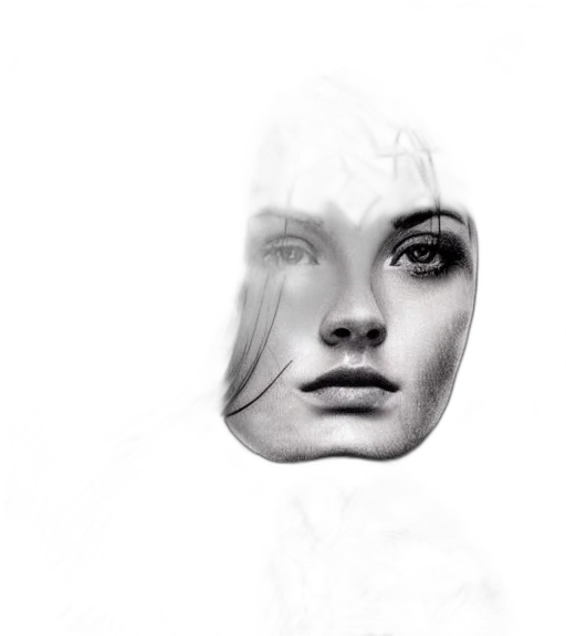 face, mask, crown, hair transparent PNG cut-out