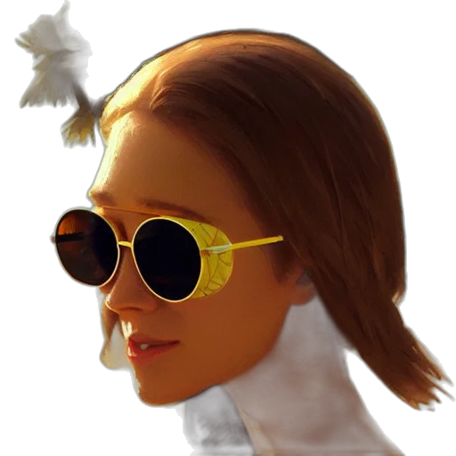 face, mask, hair, staff transparent PNG cut-out