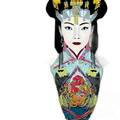 jewelry, crown, mask, staff transparent PNG cut-out