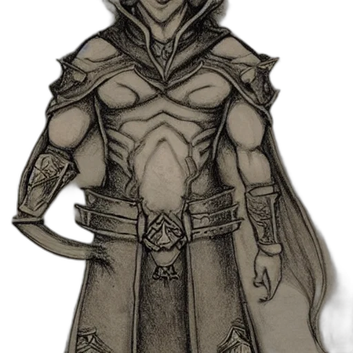 staff, mask, concept art, fantasy art, comic book art, pencil sketch, dark, monochrome transparent PNG cut-out