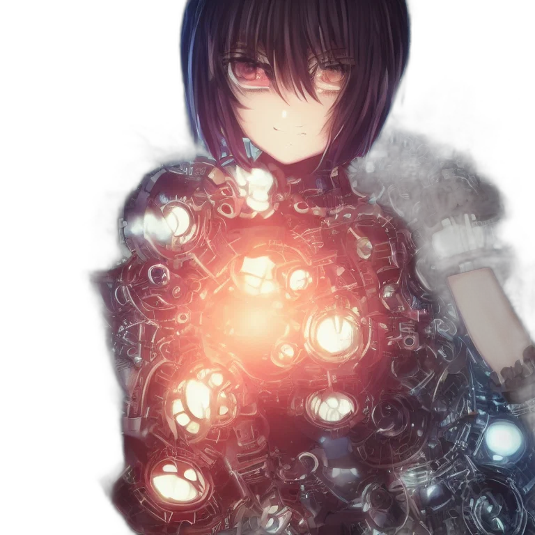 dress, robot, jacket, weapon transparent PNG cut-out