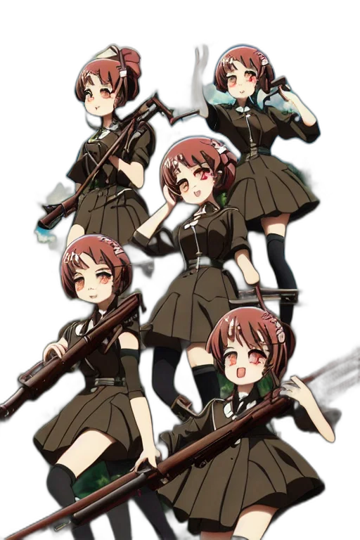 weapon, staff, animal, anime transparent PNG cut-out