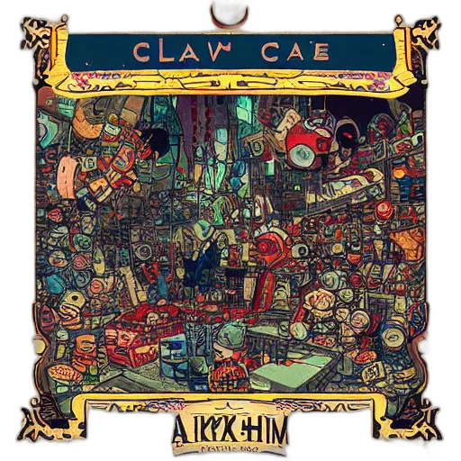 pixel art, album, cover, claw, machine, akihiko, yoshida transparent PNG cut-out