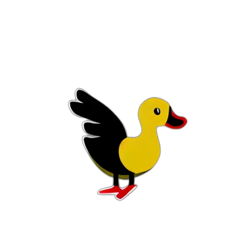 animal, staff, pixel art, 3d render transparent PNG cut-out
