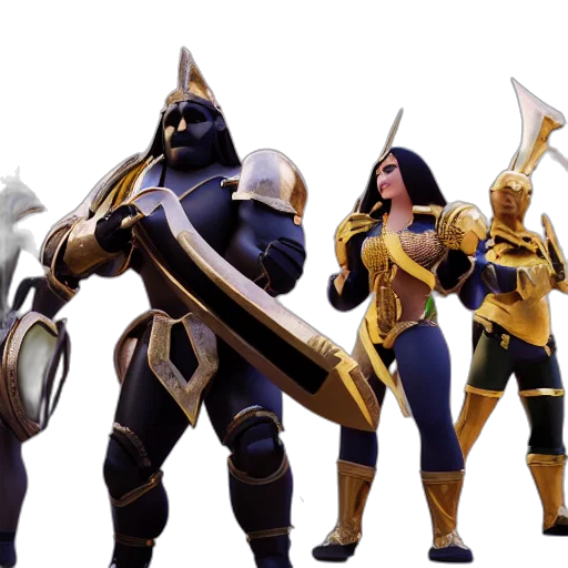 concept art, 3d render, fantasy art, comic book art, golden, steve, curry, ethnicity transparent PNG cut-out