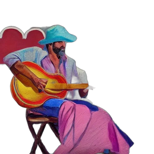 jacket, concept art, watercolor, vaporwave transparent PNG cut-out