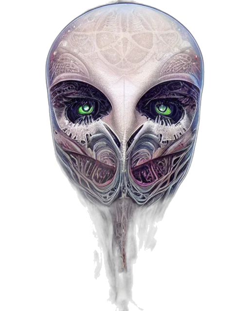 mask, creature, face, robot transparent PNG cut-out