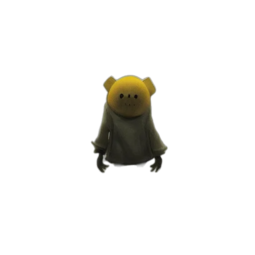 creature, animal, mask, staff, 3d render, concept art, pixel art, fantasy art transparent PNG cut-out