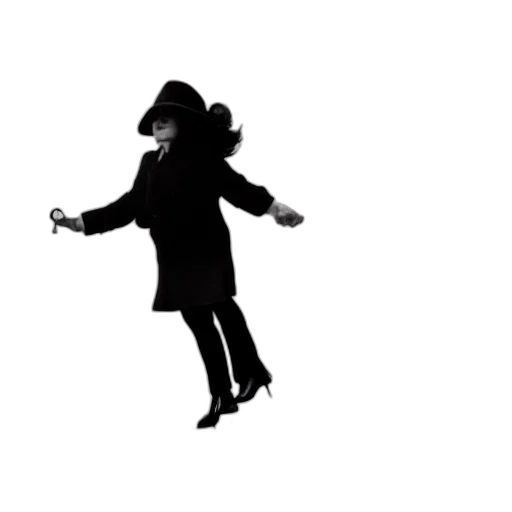 hat, staff, umbrella, jacket transparent PNG cut-out