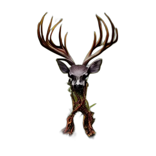 animal, creature, crown, concept art transparent PNG cut-out