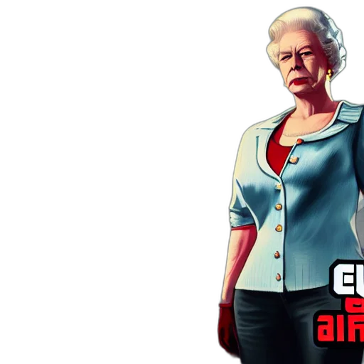 concept art, 3d render, comic book art, queen transparent PNG cut-out