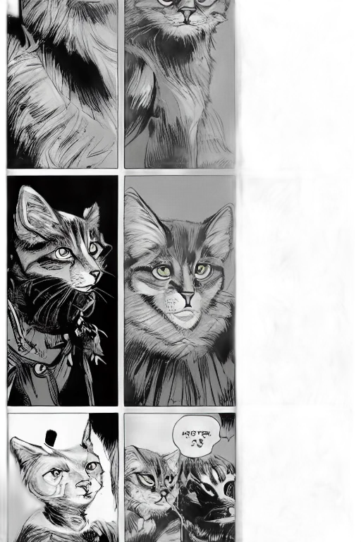 animal, comic book art, concept art, fantasy art, pencil sketch, fire, outer space, monochrome transparent PNG cut-out