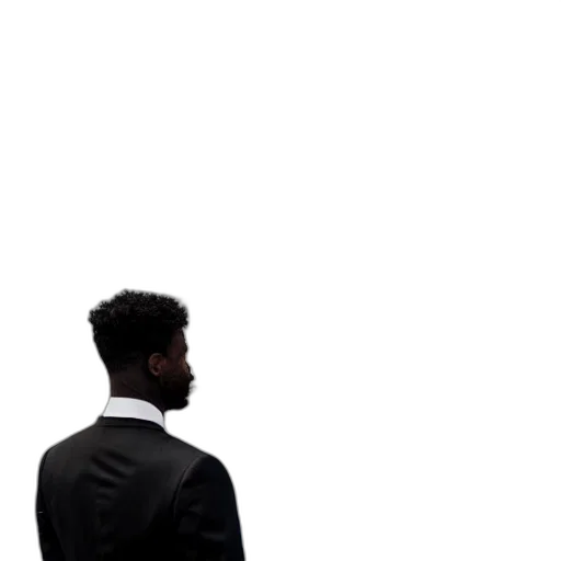 jacket, staff, face, hair, concept art, 3d render, fog, outer space transparent PNG cut-out