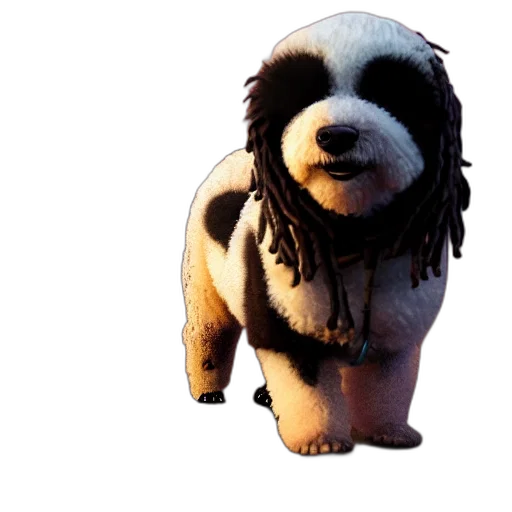 animal, staff, creature, 3d render transparent PNG cut-out