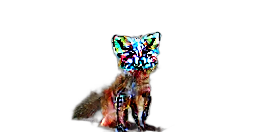 animal, creature, robot, staff, pixel art, concept art, 3d render, fantasy art transparent PNG cut-out