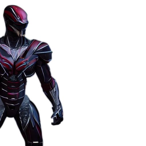 robot, concept art, 3d render, comic book art, still, photo, darkhawk, studio transparent PNG cut-out