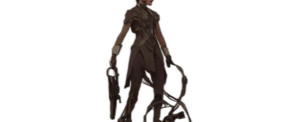 staff, weapon, robot, creature transparent PNG cut-out