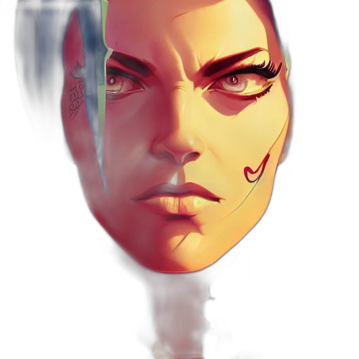 mask, face, robot, crown, concept art, comic book art, fantasy art, pixel art transparent PNG cut-out