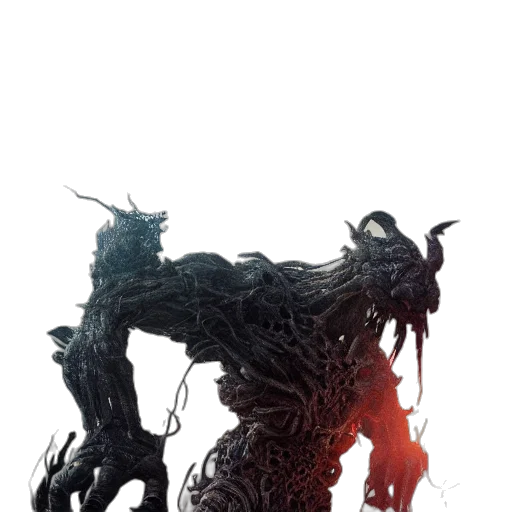 creature, dragon, hair, robot, concept art, 3d render, comic book art, fantasy art transparent PNG cut-out