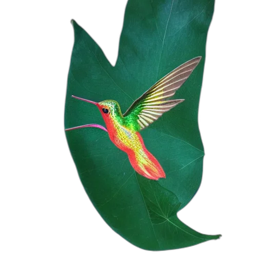 dragon, staff, animal, flower transparent PNG cut-out