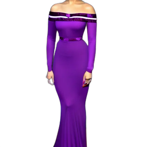 dress, 3d render, concept art, cartoon transparent PNG cut-out