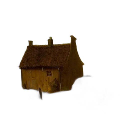 furniture, building, umbrella, mask, 3d render, concept art, photorealistic, oil painting transparent PNG cut-out