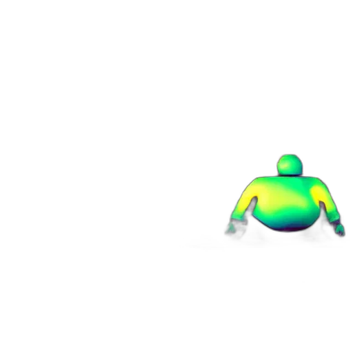 robot, creature, animal, jacket, 3d render, pixel art, vaporwave, concept art transparent PNG cut-out