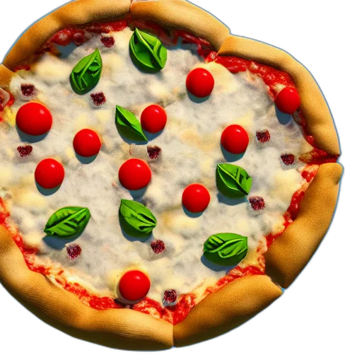 food, 3d render, photorealistic, concept art, pixel art, pizza, mini, legs transparent PNG cut-out