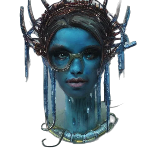 crown, mask, face, jewelry transparent PNG cut-out