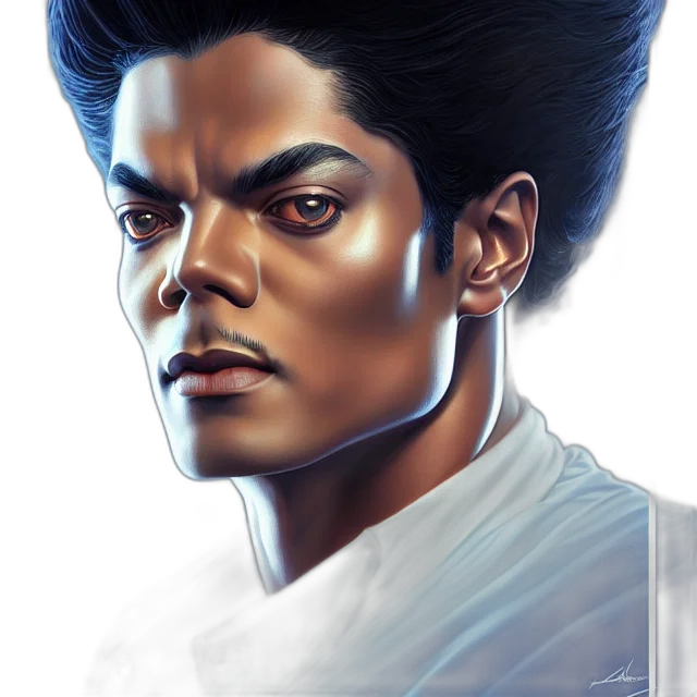 face, staff, comic book art, photorealistic, concept art, fantasy art, outer space, blue transparent PNG cut-out