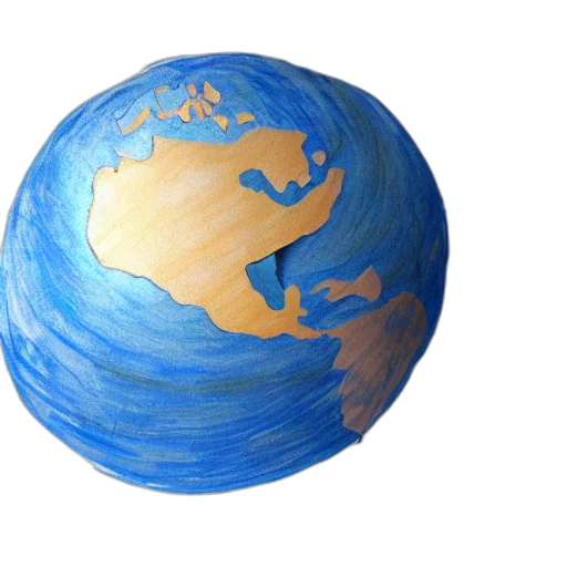 3d render, watercolor, photorealistic, outer space transparent PNG cut-out