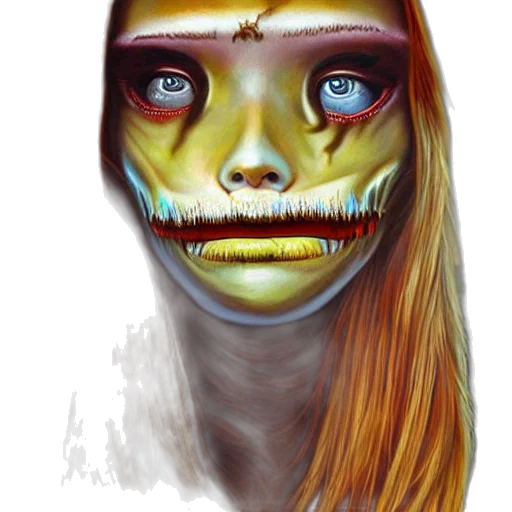 mask, face, creature, robot, fantasy art, concept art, photorealistic, watercolor transparent PNG cut-out
