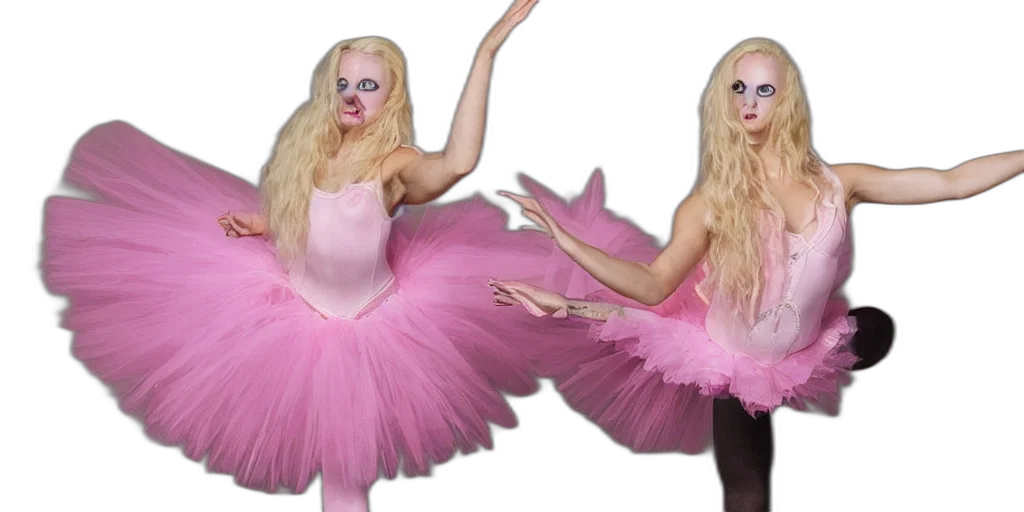 ola, englund, pink, ballerina transparent PNG cut-out