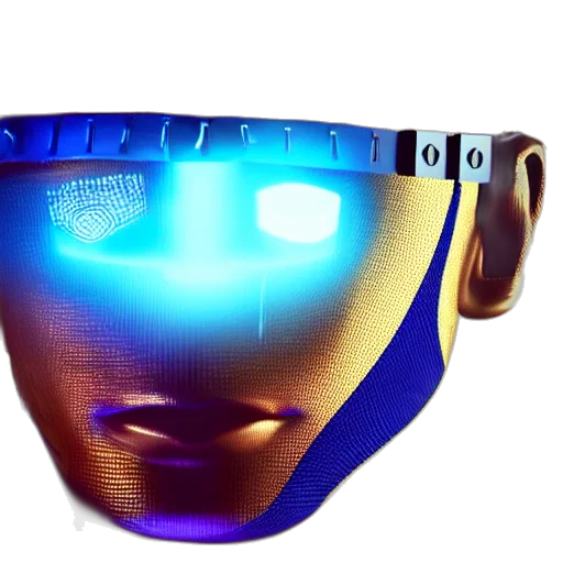 mask, robot, jewelry, face transparent PNG cut-out