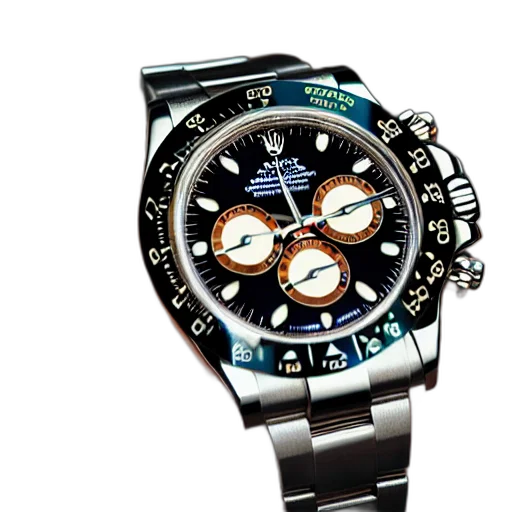 jewelry, photorealistic, blurry, picture, rolex, cosmograph, daytona transparent PNG cut-out