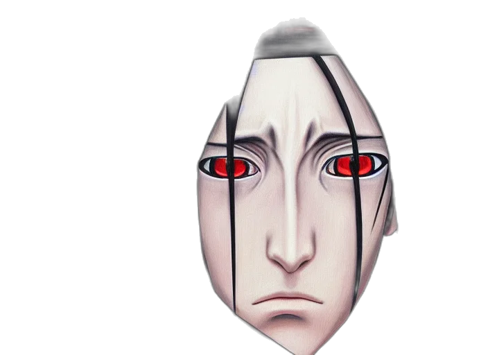 mask, face, robot, creature transparent PNG cut-out