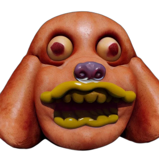 mask, face, creature, animal, 3d render, photorealistic, concept art, hot transparent PNG cut-out