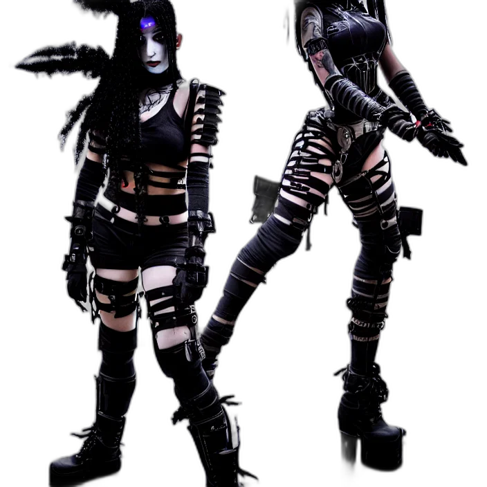 creature, mask, weapon, staff transparent PNG cut-out