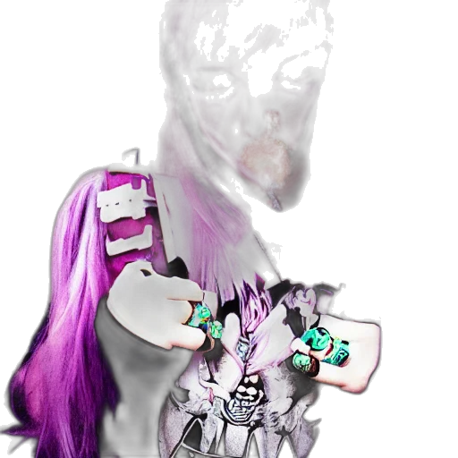 robot, creature, mask, animal, cyberpunk, vaporwave, concept art, pixel art transparent PNG cut-out