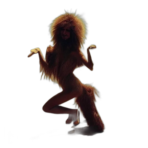 hair, creature, animal, staff, concept art, fantasy art, pretty, hairy transparent PNG cut-out