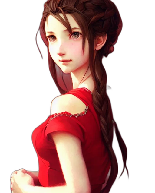 dress, staff, face, crown transparent PNG cut-out