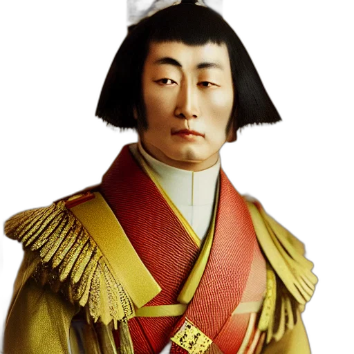 face, staff, crown, photorealistic transparent PNG cut-out