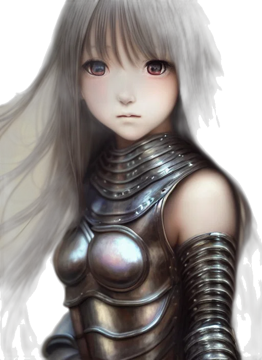 robot, sword, face, weapon, fantasy art, anime, photorealistic, concept art transparent PNG cut-out