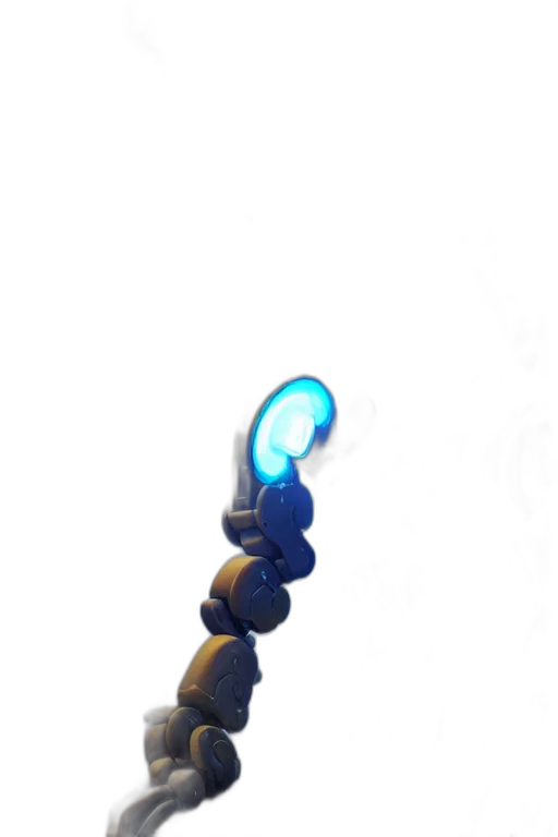 staff, weapon, sword, robot, concept art, 3d render, pixel art, cyberpunk transparent PNG cut-out